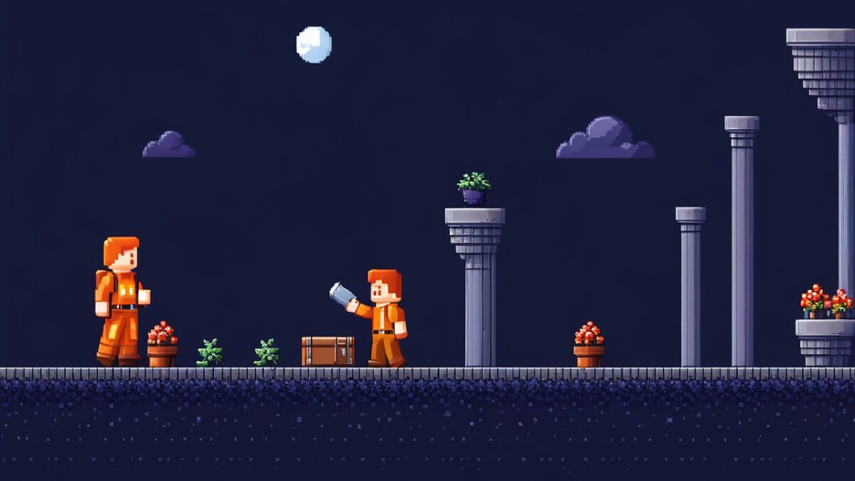 man does promotion - pixel art2